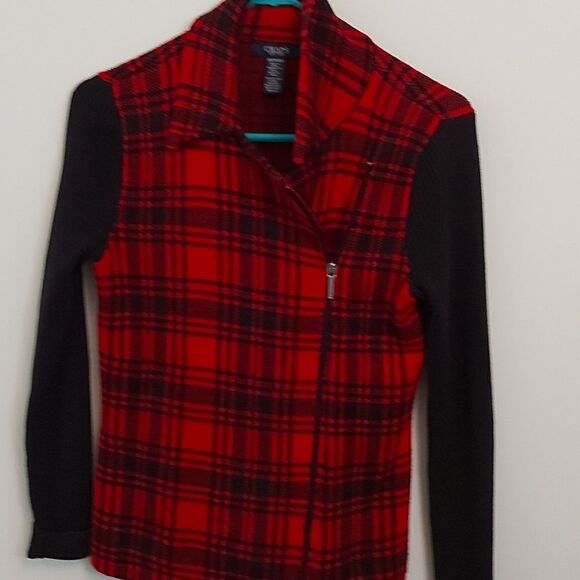 Chaps Sweater Jacket Size XSmall - Picture 2 of 7
